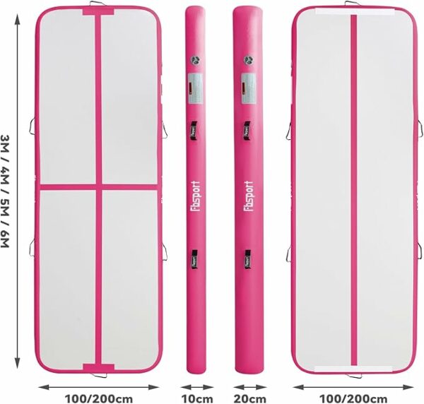 airtrack mata gimnastyczny fbsport 200 x 100 x 10 cm (kopia)