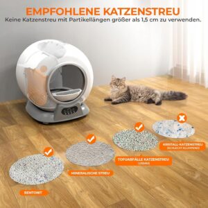 samoczyszcząca kuweta dla kota 65 l – automatyczna i bezpieczna